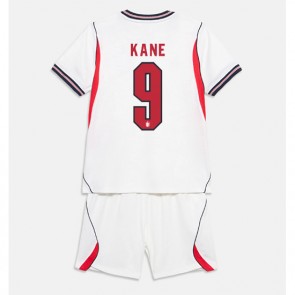 England Harry Kane #9 Replika Hemmatröja Barn VM 2026 Kortärmad (+ Korta byxor)